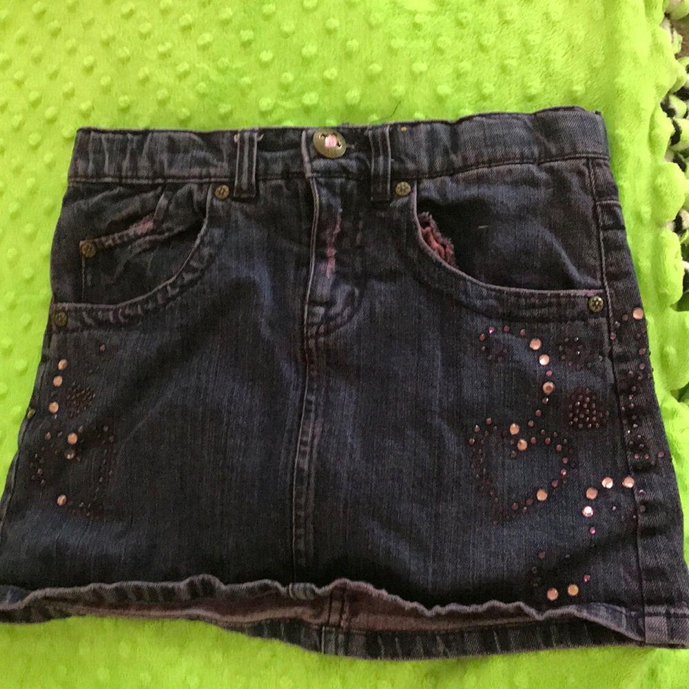 Purple wash denim skirt size 10